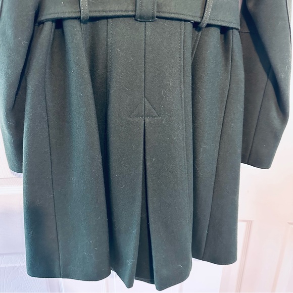 DKNY green wool coat. Size 4 - Picture 6 of 7
